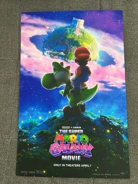 The Super Mario Galaxy Movie Fan Art Poster Print 11x17